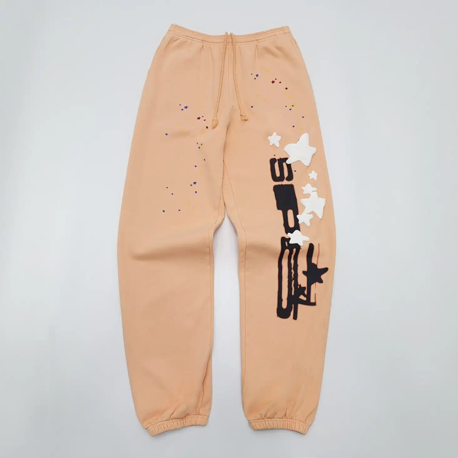 Sp5der Orange Pink Star Pants