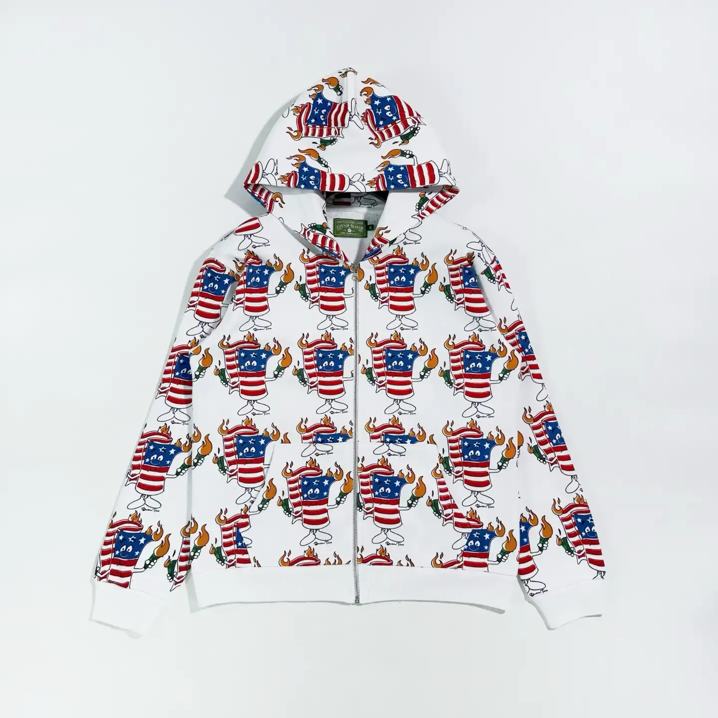 Denim Tears Firecracker Star Spangled Banner Zipper