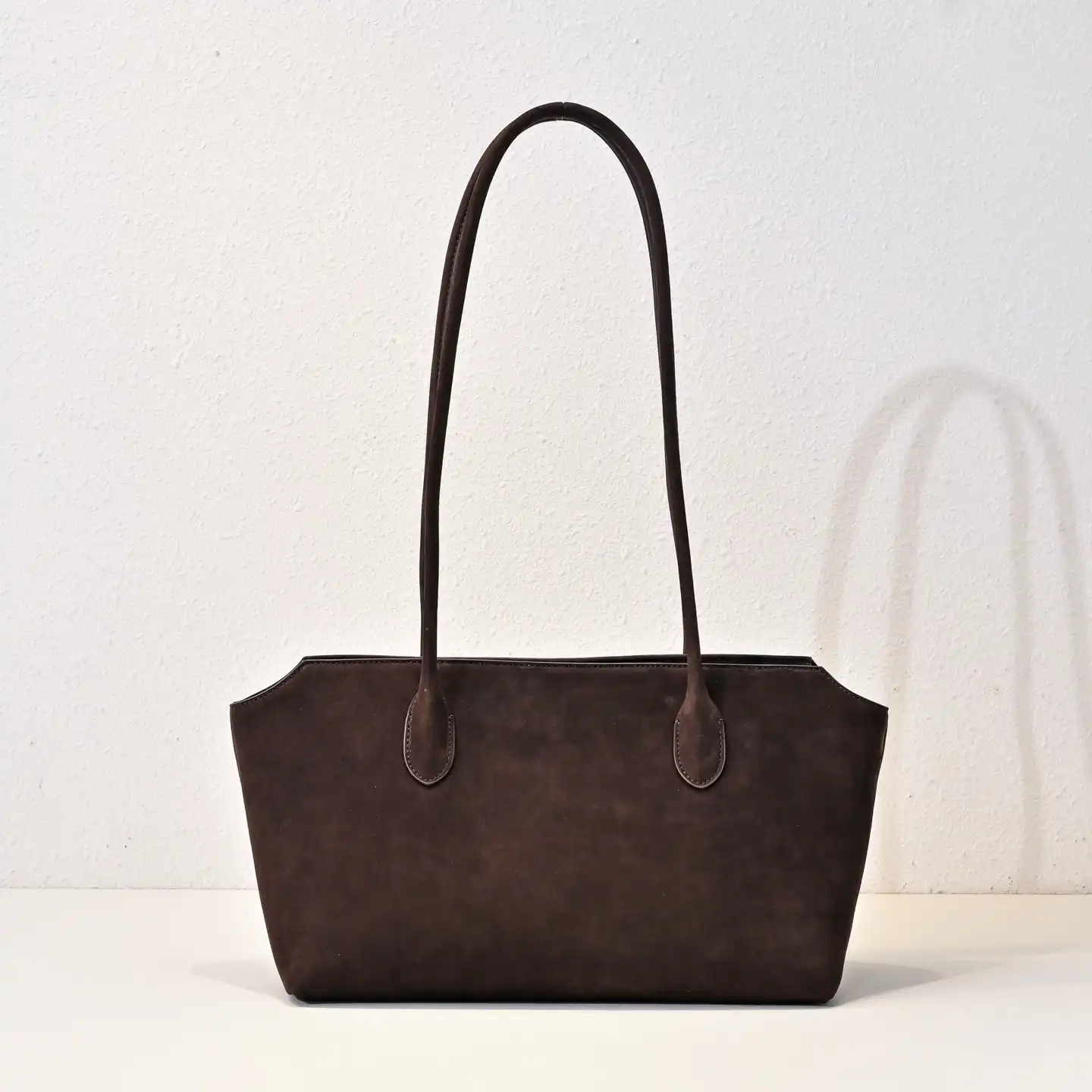 The Row Saddle leather black silver buckle