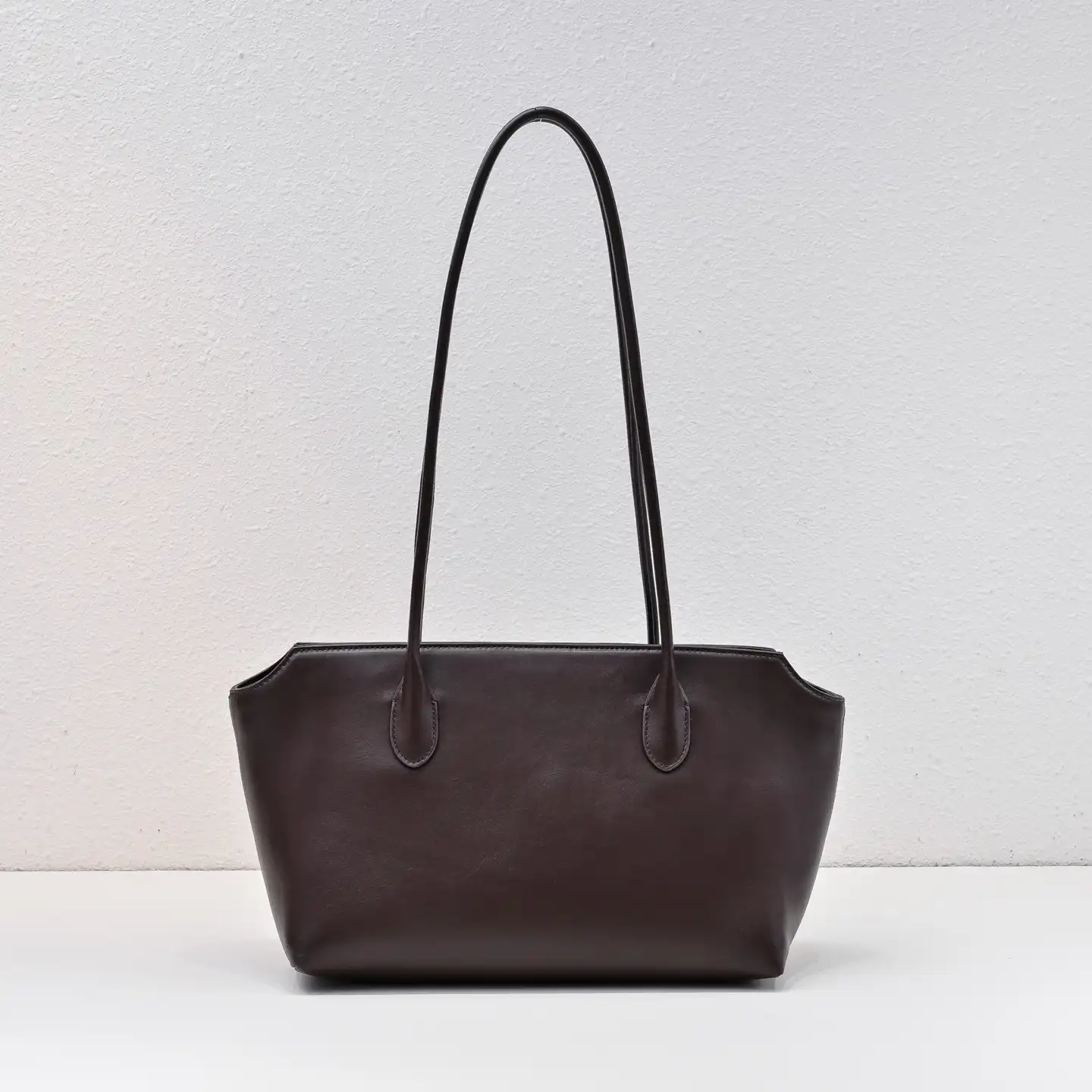 The Row Saddle leather black silver buckle