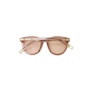 Gentle Monster Bla sunglasses in pink with transparent frames, showcasing stylish design and luxury replica quality.