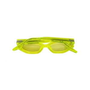 Gentle Monster sunglasses yellow transparent acetate frame rectangular lenses accessory
