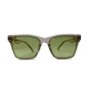 Ray-Ban sunglasses transparent frame green lens acetate eyewear