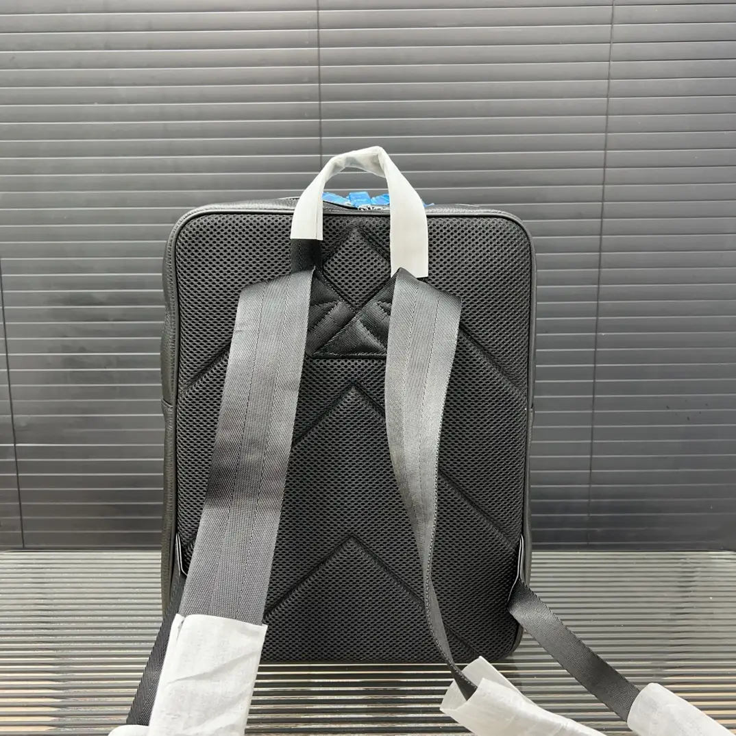 Prada Vela Nylon backpack black nylon with padded back and adjustable straps