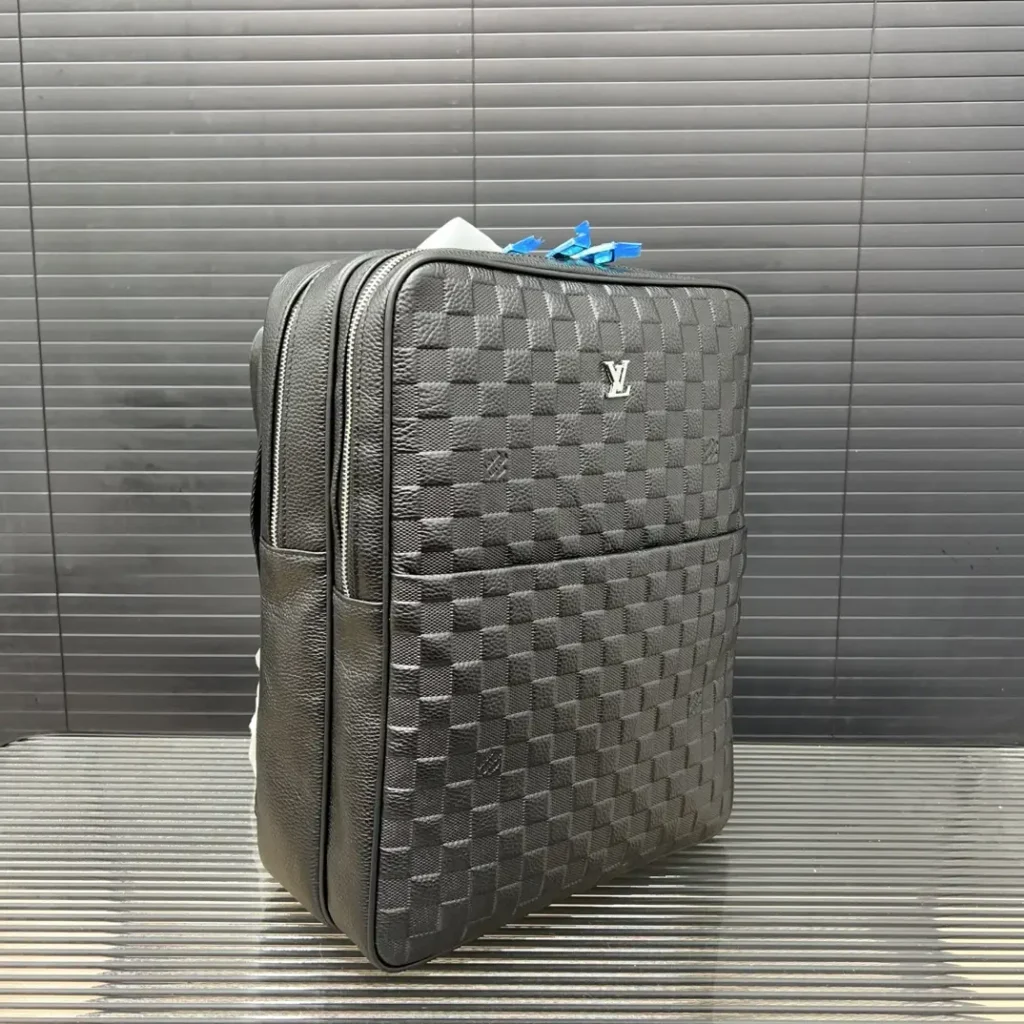 Louis Vuitton Avenue Sling 8.5L black Damier graphite canvas leather crossbody bag