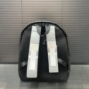 Louis Vuitton Palm Springs mini backpack black monogram embossed leather with padded straps