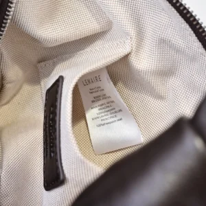 Lemaire bag beige cotton fabric with sheepskin main fabric and lining, made in Tunisia