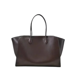 Hermès Garden Party 36 handbag dark brown leather tote bag with smooth finish and double handles
