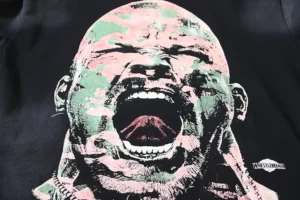 Repsgoat WWE WrestleMania graphic t-shirt black cotton material with colorful face print