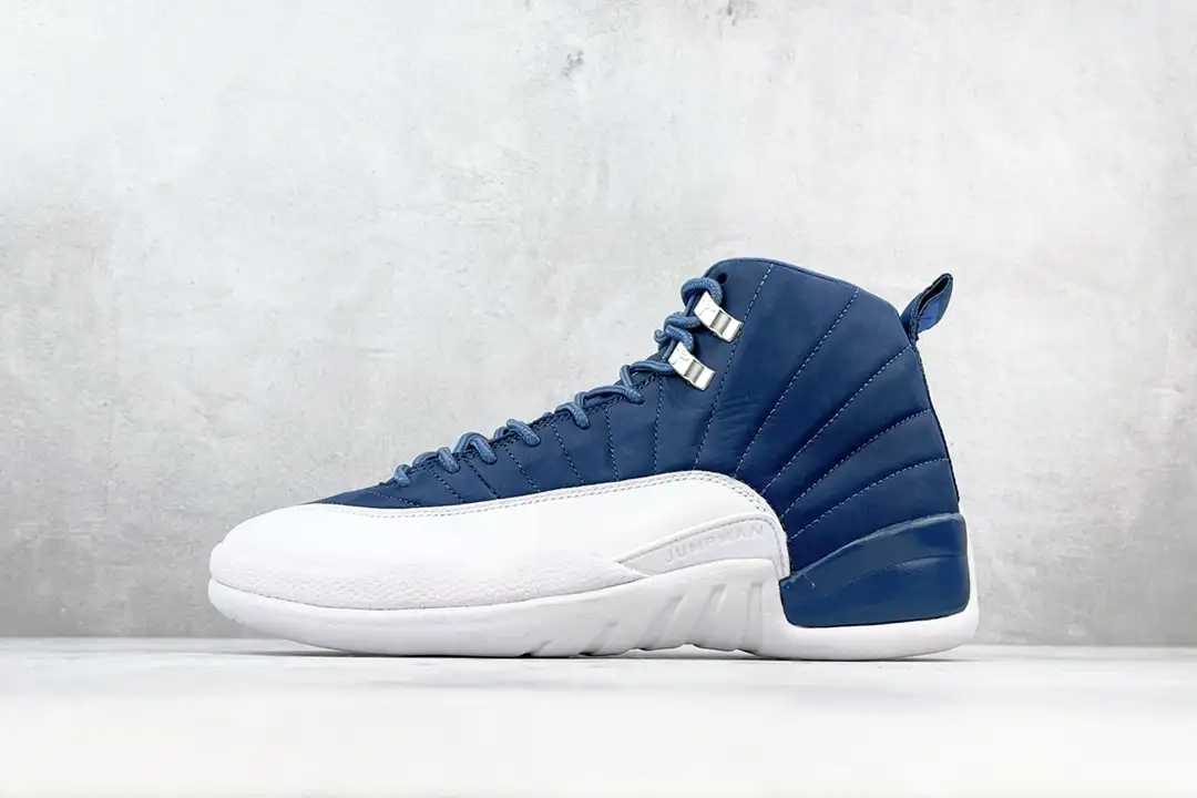 Air Jordan 12 &ldquo;Indigo&rdquo;Full head cowhide