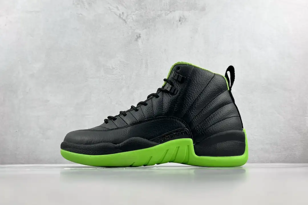 Air Jordan 12 “28 Days of Flight” Black/Neon Green