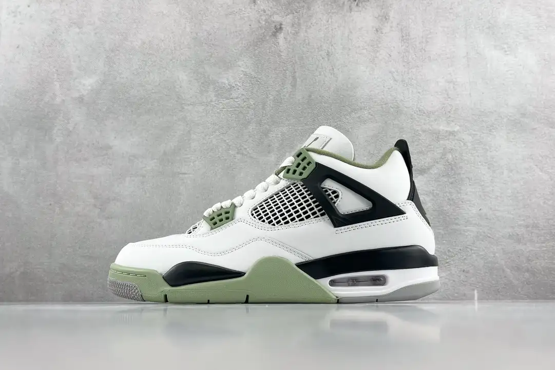 Air Jordan 4 "Oil Green" Rat Tail Grass Sea