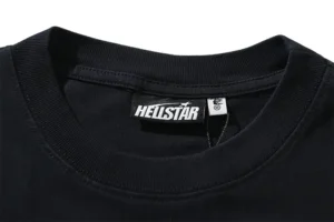 Hellstar T-shirt black cotton crew neck short sleeve top