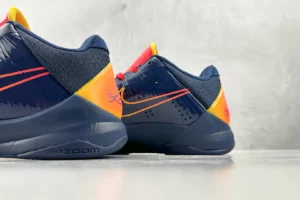 Nike Kobe 5 Protro black red yellow synthetic leather sneakers with Zoom cushioning