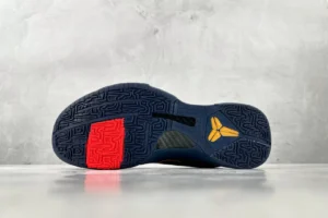 Nike Kobe 5 Protro Midnight Navy red yellow rubber outsole basketball sneakers