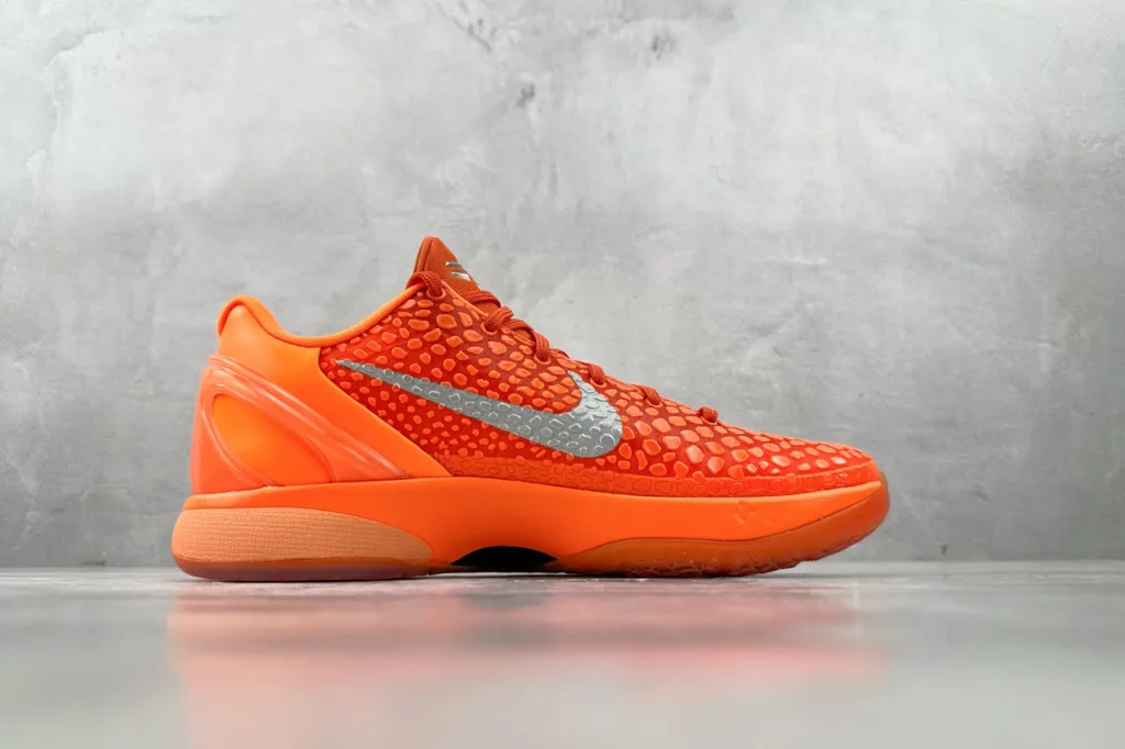 Nike Zoom Kobe 6 Protro infrared orange reflective silver synthetic sneakers