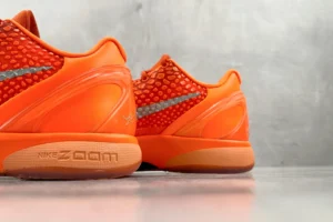 Nike Kobe 8 System 429659-800 Bright Citrus/Metallic Silver-Total Orange mesh sneakers with Zoom cushioning