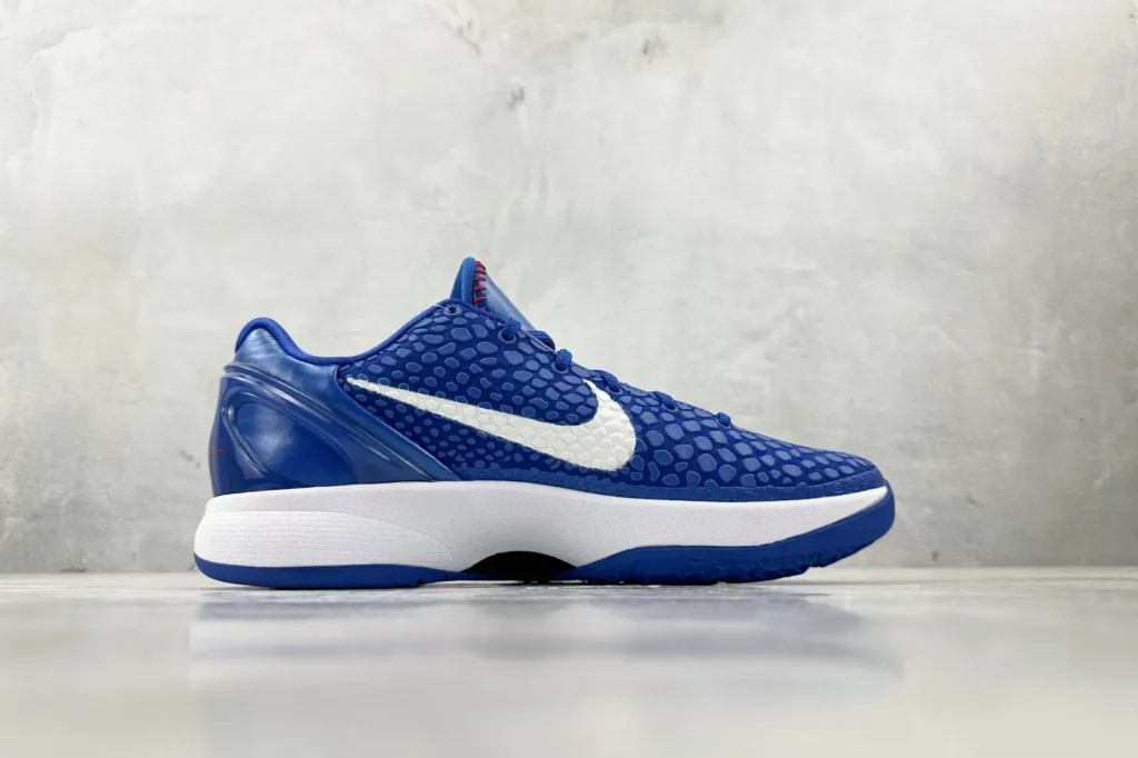 Nike Zoom Kobe 5 Protro blue white textured synthetic basketball sneakers