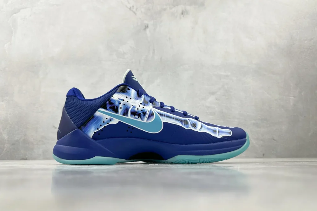 Nike Kobe 5 Protro Blue Void Ghost x-ray graphic synthetic sneakers