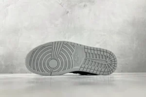 Nike Air Jordan 1 Low black white grey rubber sole sneakers