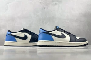Nike Air Jordan 1 Low OG University Blue black white leather sneakers