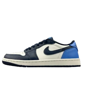 Nike Air Jordan 1 Low OG Fragment black white blue leather sneakers