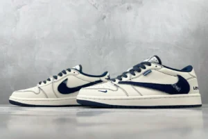 Nike Jordan 1 Low Levi's Style DH6923-100 Sail/Obsidian denim cow leather sneakers