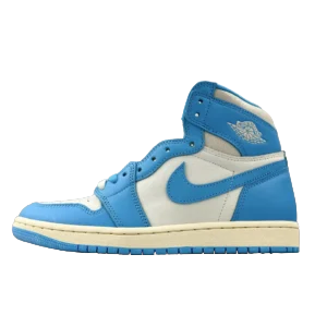 Nike Air Jordan 1 High OG University Blue white blue leather sneakers
