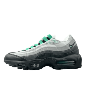 Nike Air Max 95 DJ9640-001 Black Green White gradient mesh and leather sneakers