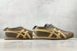 Onitsuka Tiger Mexico 66 brown beige leather and suede sneakers