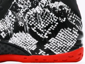 Nike Air Jordan 13 Retro Black Cat black white red leather sneakers with textured sole