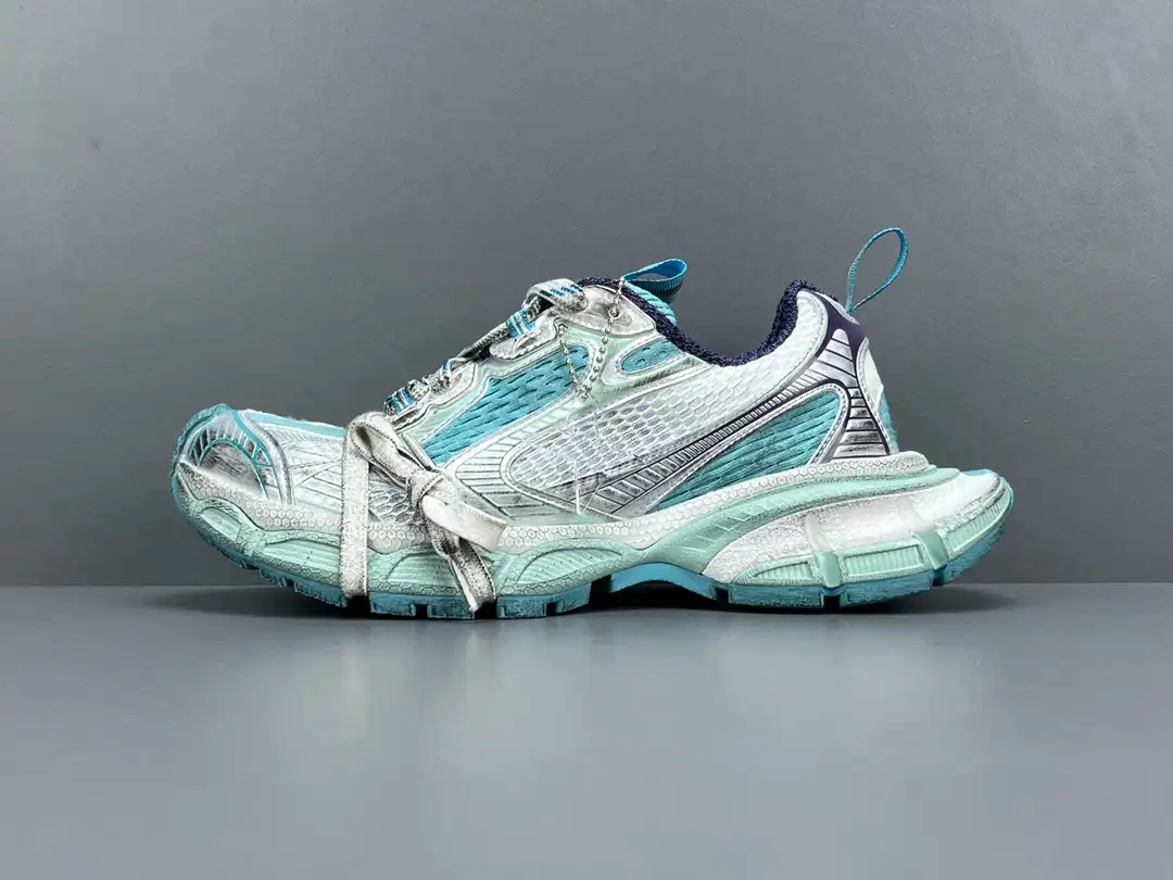 Blue Balenciaga 3XL Mesh Strap, Old Low