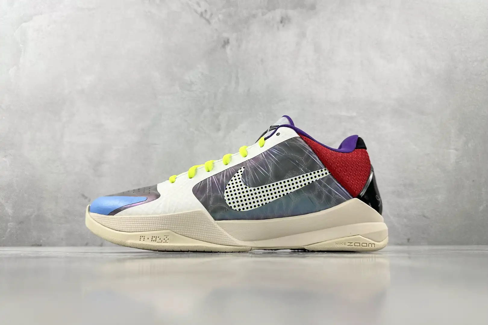 Nike Zoom Kobe 5 White Grey Green*57A6161