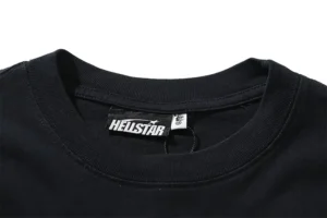 Hellstar T-shirt black cotton crew neck casual wear