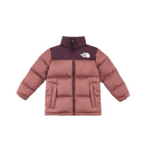 The North Face Nuptse Jacket purple mauve nylon insulated winter coat