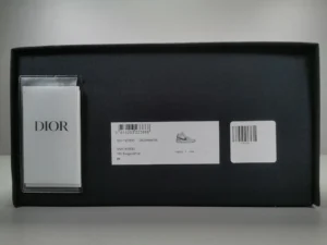 Dior sneakers 3SH130ZDD beige white leather shoes size 41 in black box packaging