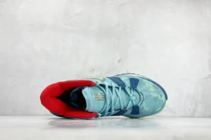 Nike Kyrie 7 EP DD0580-400 Arctic Aqua Blue Fury-Cosmic Fuchsia mesh sneaker with red interior lining