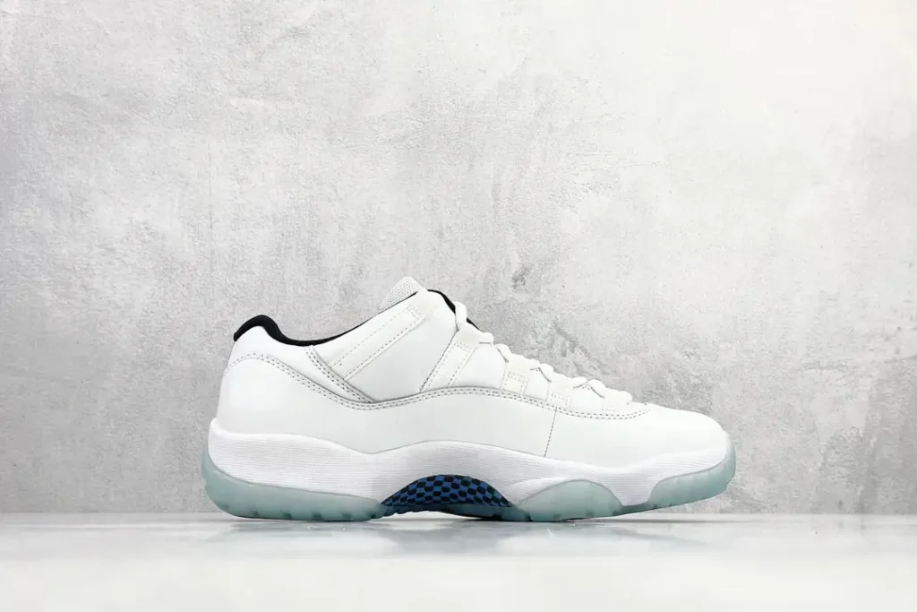 Air Jordan 11 Low Concord white black icy rubber sneakers