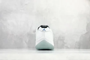 Nike Air Jordan 11 Low Legend Blue white black leather sneakers with translucent sole