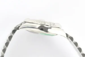 Rolex Datejust fluted bezel stainless steel watch with silver-tone dial and jubilee bracelet