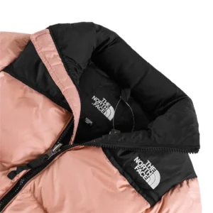 The North Face Fusion 130 jacket pink black nylon insulated winter coat