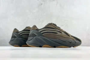 Adidas Yeezy Boost 700 V2 Geode earth brown gray mesh leather sneakers