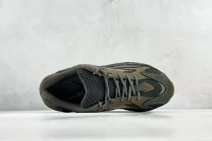Adidas Yeezy Boost 700 V2 Geode grey black brown mesh suede sneakers
