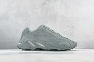 Adidas Yeezy Boost 700 V2 Static grey colorway suede mesh sneakers