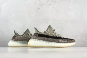 Adidas Yeezy Boost 350 V2 Asriel grey black Primeknit sneakers with translucent sole