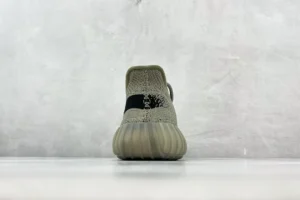 Adidas Yeezy Boost 350 V2 Sesame tan black primeknit sneakers with ribbed sole