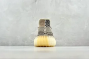 Adidas Yeezy Boost 350 V2 Earth beige black Primeknit sneakers with ribbed translucent sole