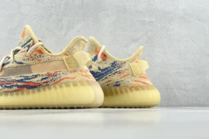 Adidas Yeezy Boost 350 V2 MX Cream Clay multicolor Primeknit sneakers with translucent rubber sole