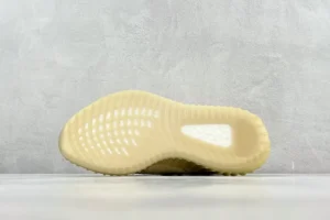 Adidas Yeezy Boost 350 V2 Citrin translucent gum rubber sole sneakers
