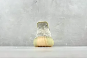 Adidas Yeezy Boost 350 V2 Natural colorway Primeknit sneakers with translucent rubber sole